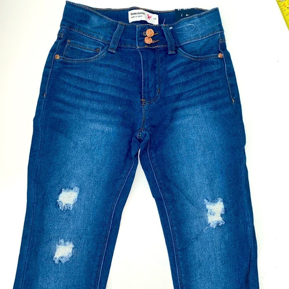 🔥BEAUTEES GIRLS JEANS KIDS SIZE 10 skinny, jeans, New